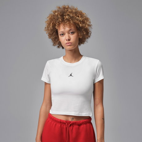JORDAN - Jordan Essentials Ss Tmid Tee Kadın Beyaz Tişört