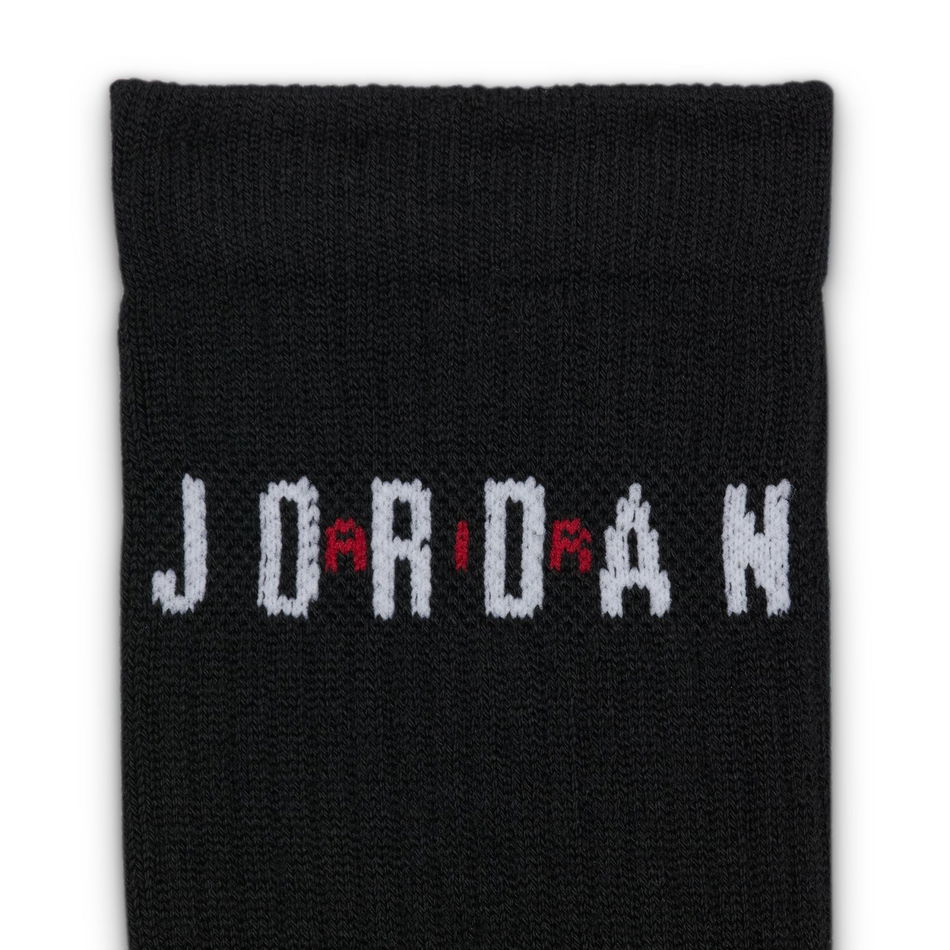 Jordan Everyday Poly Crew (6 Çift) Siyah Çorap