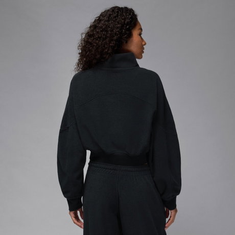 JORDAN - Jordan Fleece Essential QZ Kadın Siyah Sweatshirt (1)