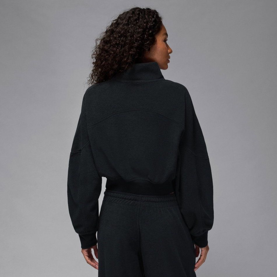 Jordan Fleece Essential QZ Kadın Siyah Sweatshirt