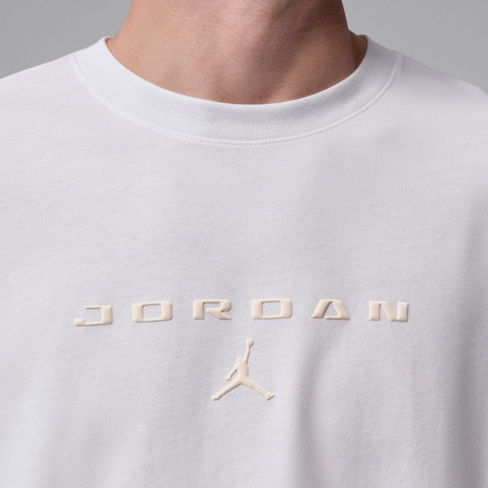 Jordan Flight 96 Os Gfx Ss Crew Erkek Beyaz Tişört