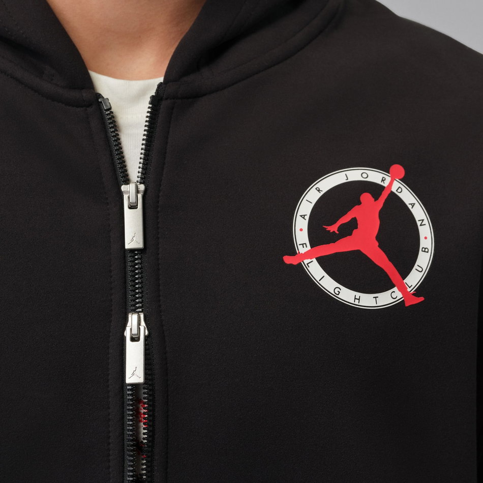 Jordan Flight Club Knit Fz Erkek Siyah Sweatshirt