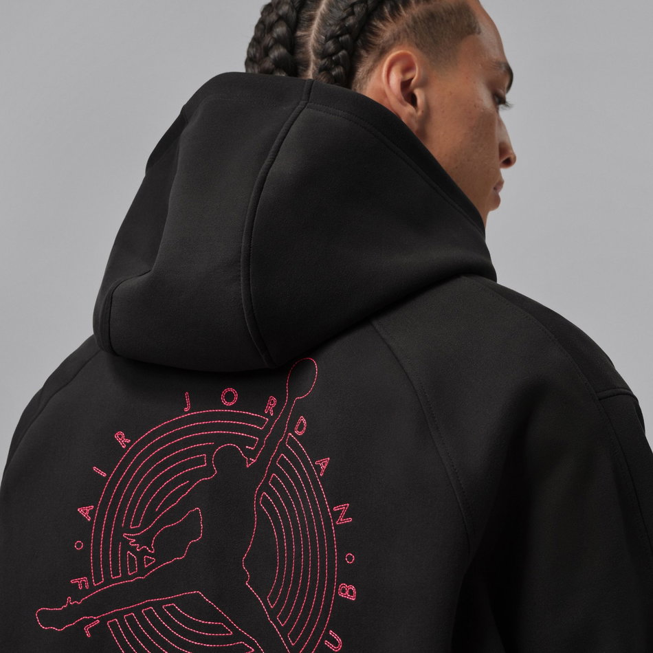 Jordan Flight Club Knit Fz Erkek Siyah Sweatshirt