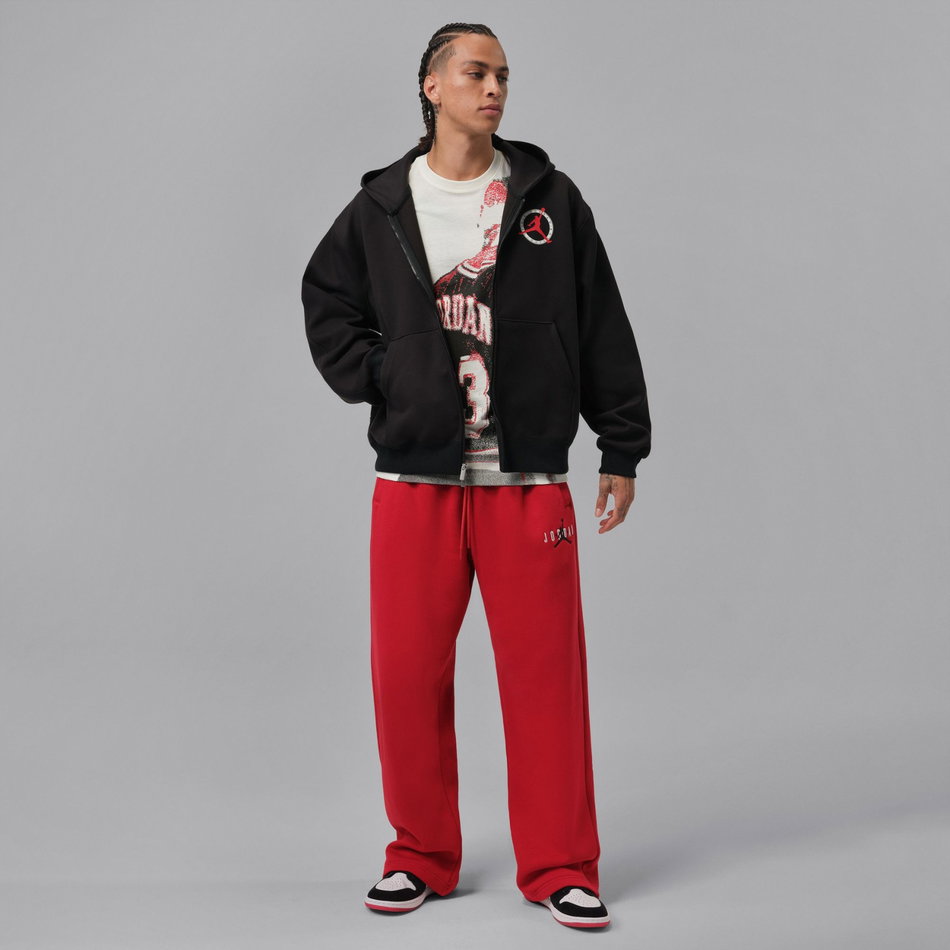 Jordan Flight Club Knit Fz Erkek Siyah Sweatshirt