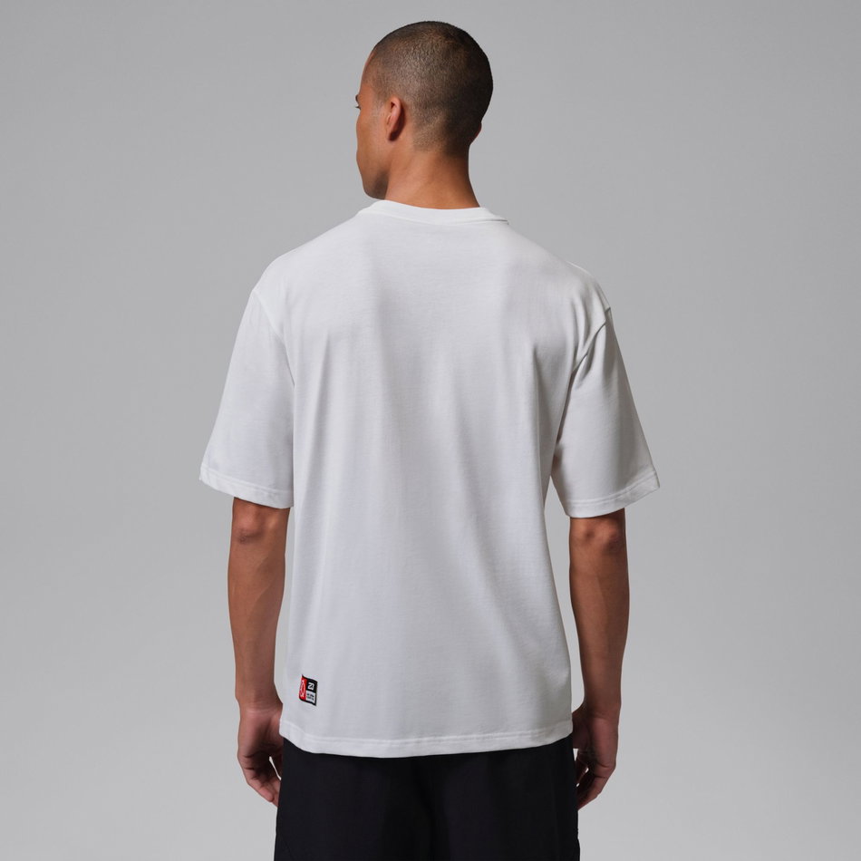 Jordan Flight Club Ss Crew Erkek Beyaz Tişört