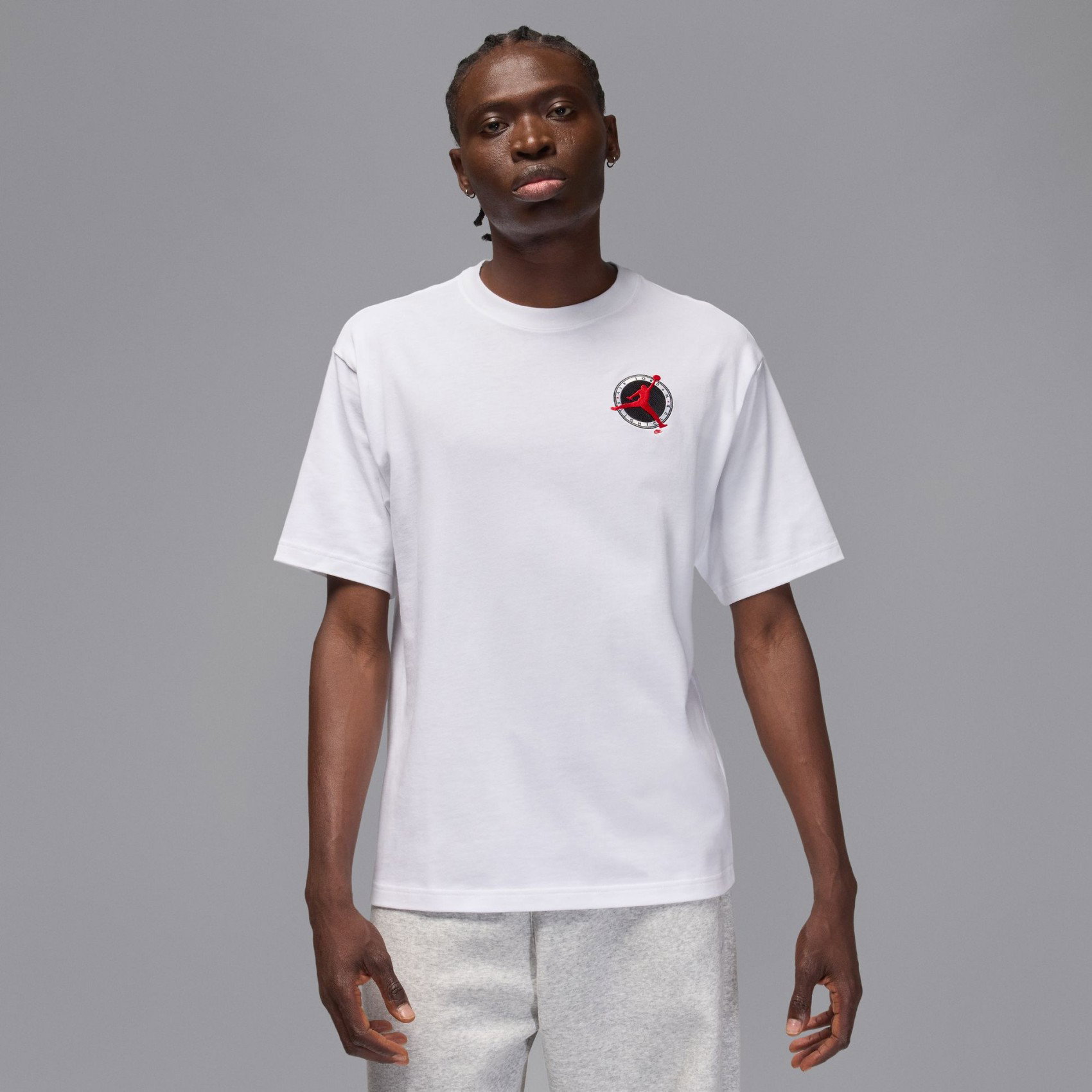 Nike Jordan Flight Club Ss Crew Erkek Beyaz Tişört IQ0543-100