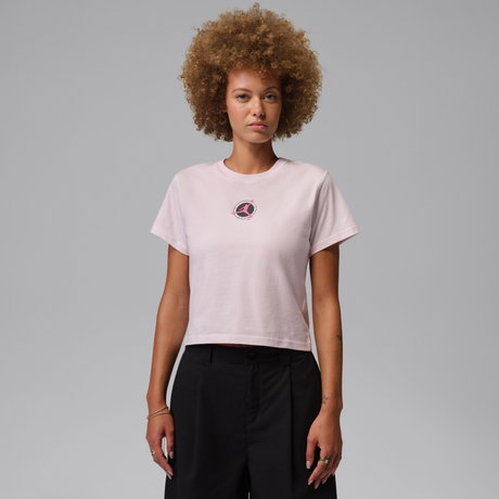 JORDAN - Jordan Flight Club Ss Gfx Tee Kadın PembeTişört