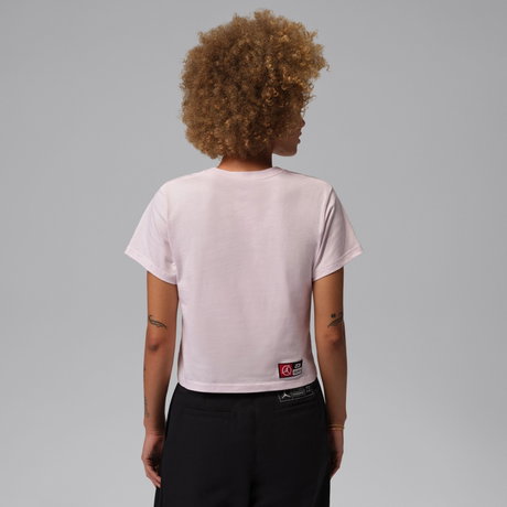 JORDAN - Jordan Flight Club Ss Gfx Tee Kadın PembeTişört (1)