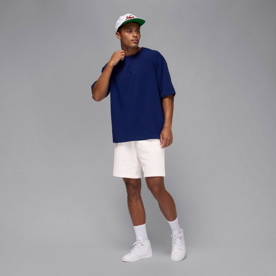 Jordan Flight Essential Oversize SS Crew Erkek Mavi Tişört