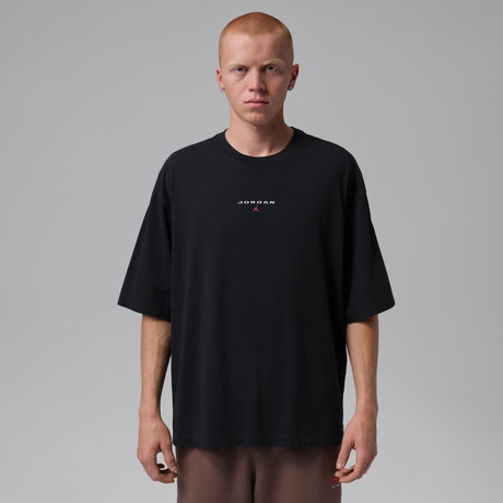 JORDAN - Jordan Flight Essentials Oversized Patch Ss Erkek Siyah Tişört