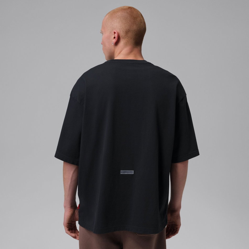 Jordan Flight Essentials Oversized Patch Ss Erkek Siyah Tişört