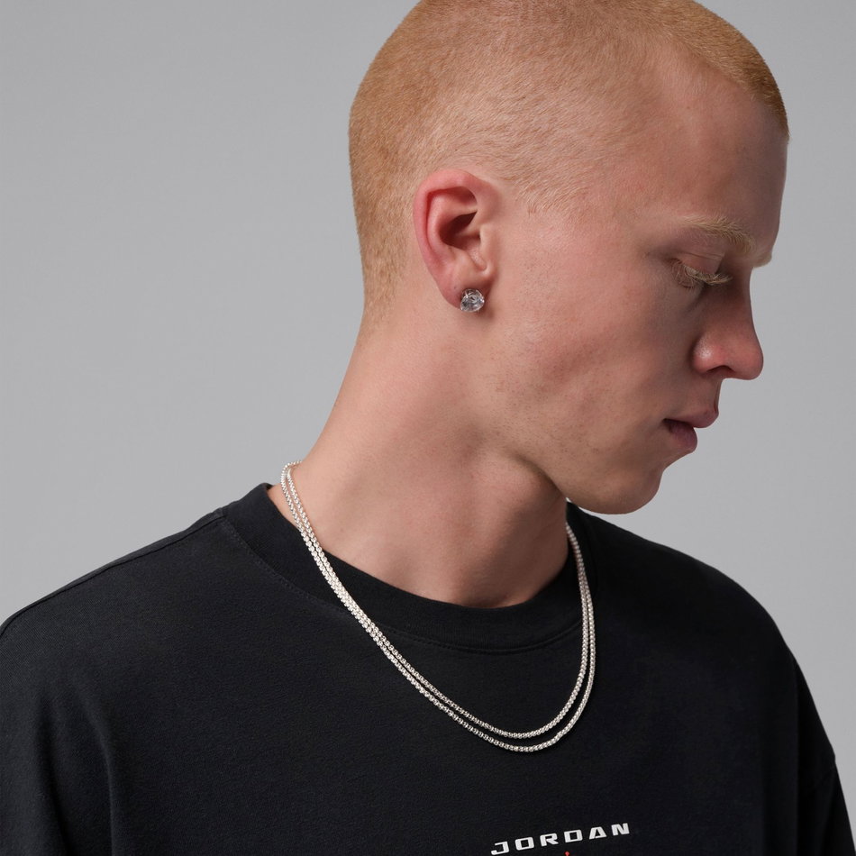 Jordan Flight Essentials Oversized Patch Ss Erkek Siyah Tişört