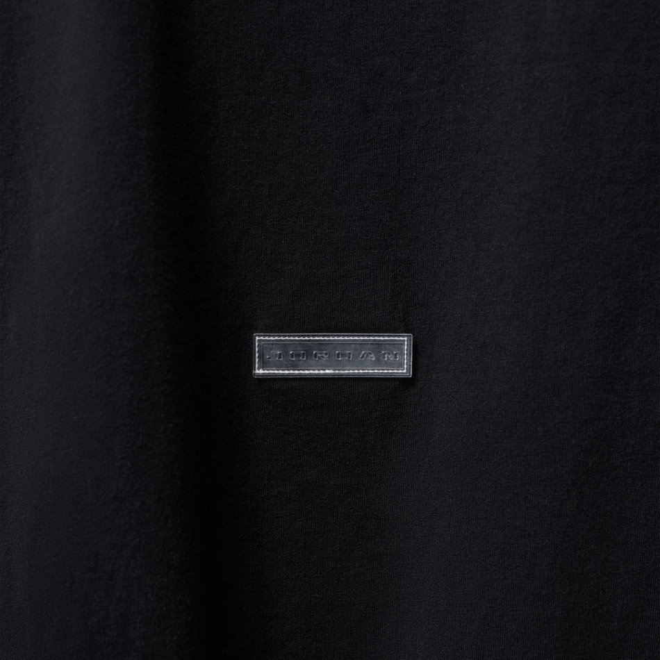 Jordan Flight Essentials Oversized Patch Ss Erkek Siyah Tişört