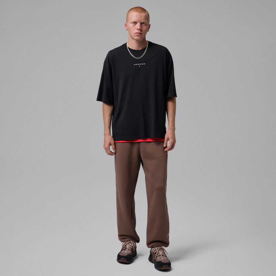 Jordan Flight Essentials Oversized Patch Ss Erkek Siyah Tişört