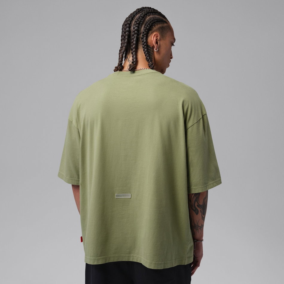 Jordan Flight Essentials Oversized Patch Ss Erkek Yeşil Tişört