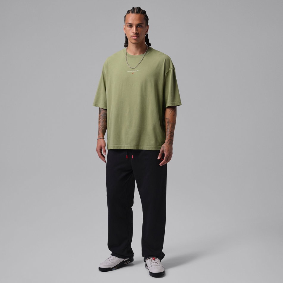 Jordan Flight Essentials Oversized Patch Ss Erkek Yeşil Tişört