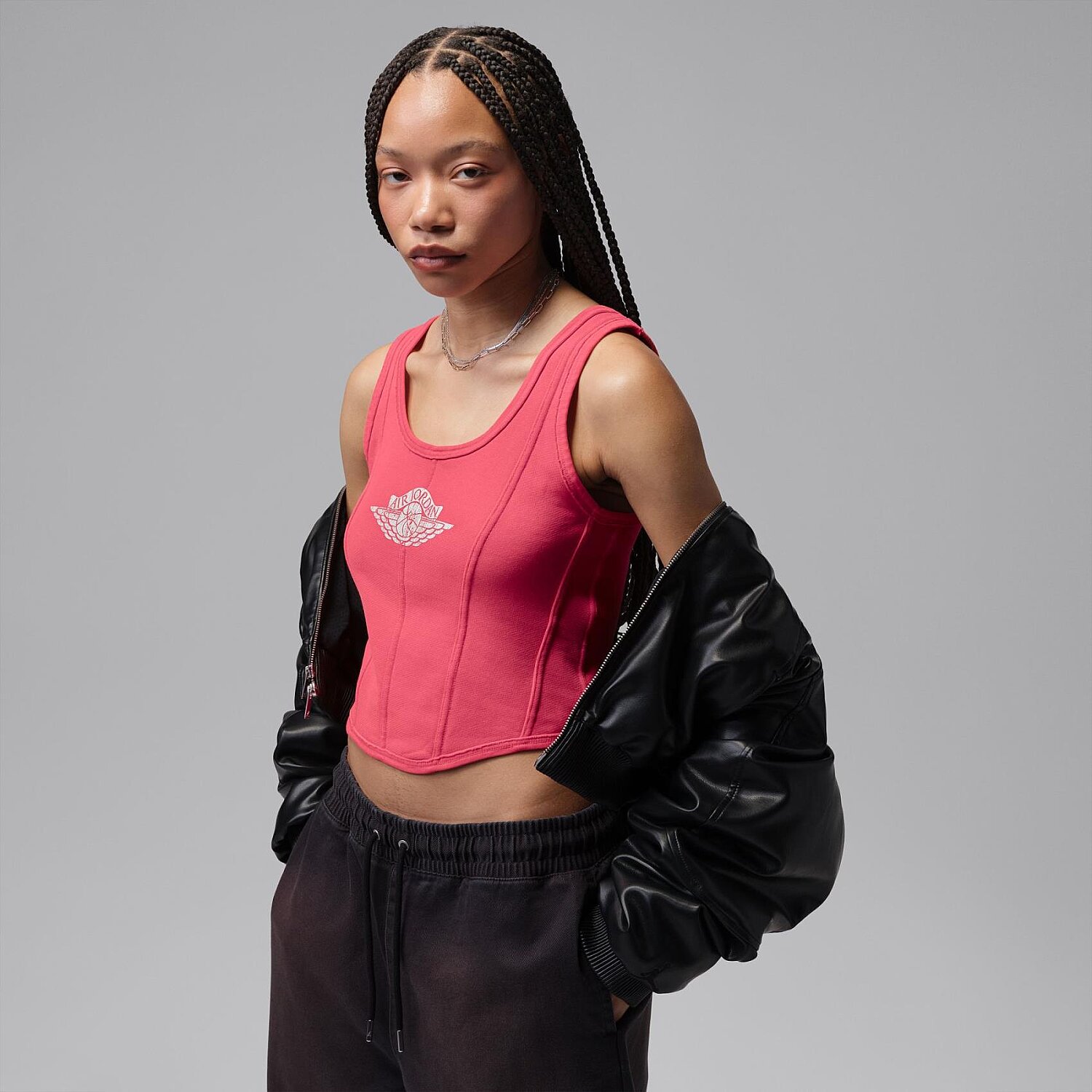 Женская футболка Jordan Flight Fleece Corset Wings