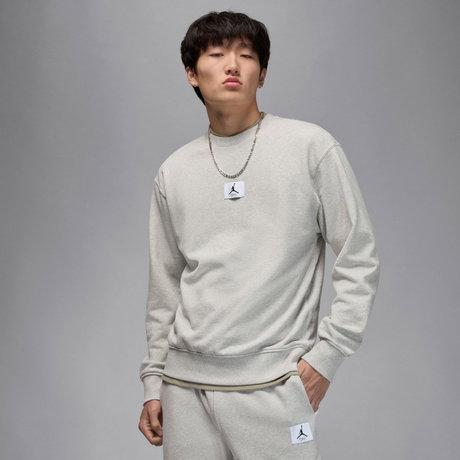 JORDAN - Jordan Flight Fleece Crew Erkek Gri Sweatshirt