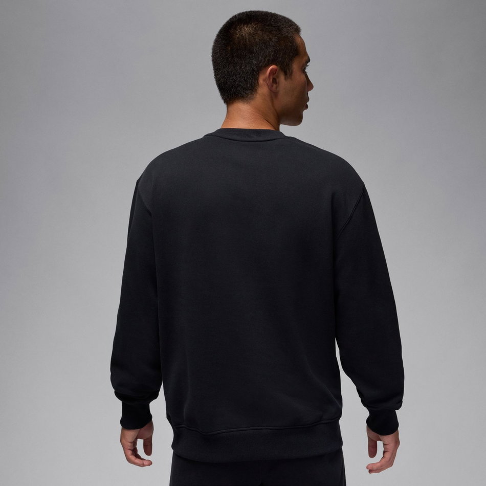 Jordan Flight Fleece Crew Erkek Siyah Sweatshirt