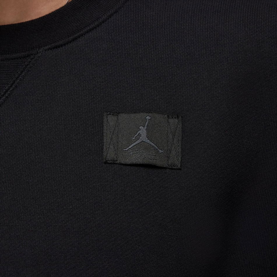 Jordan Flight Fleece Crew Kadın Siyah Sweatshirt