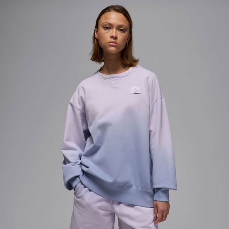 JORDAN - Jordan Flight Fleece FT Crew Kadın Mor Sweatshirt