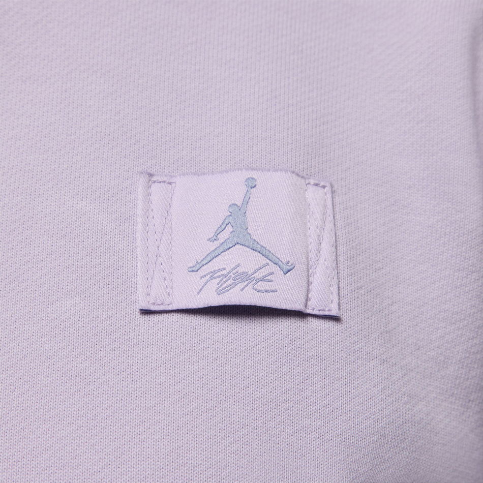 Jordan Flight Fleece FT Crew Kadın Mor Sweatshirt