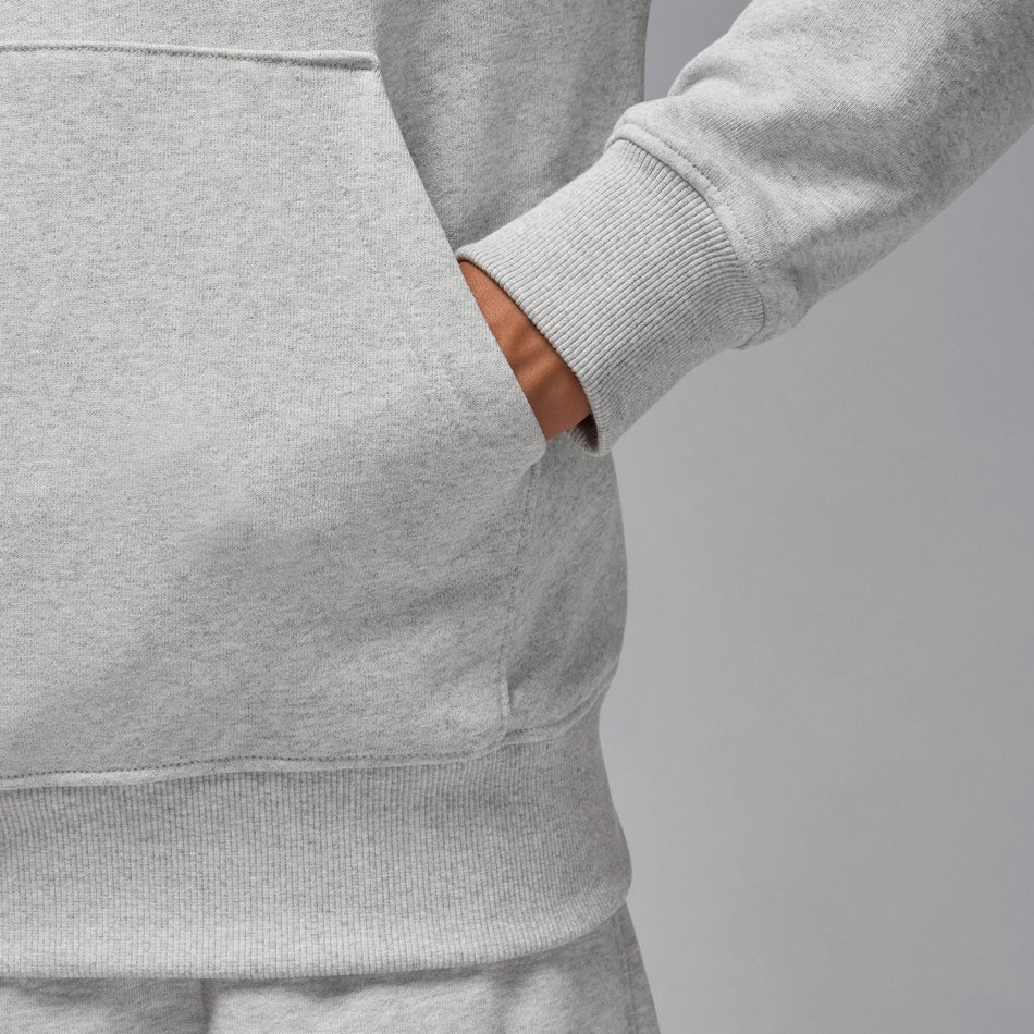 Jordan Flight Fleece Po Erkek Gri Sweatshirt