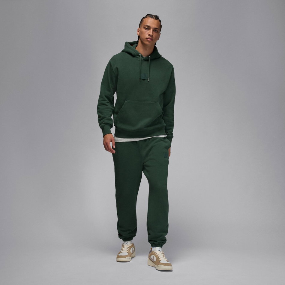 Jordan Flight Fleece Po Erkek Yeşil Sweatshirt