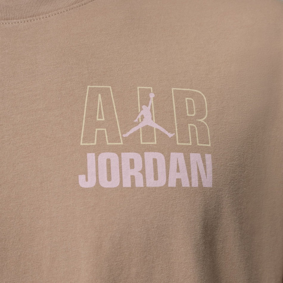 Jordan Flight Legendary Ss Crew Erkek Kahverengi Tişört