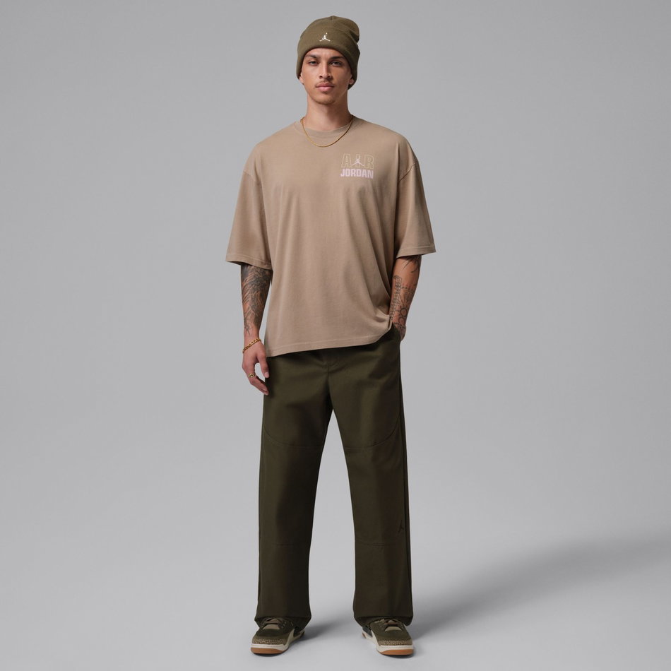 Jordan Flight Legendary Ss Crew Erkek Kahverengi Tişört