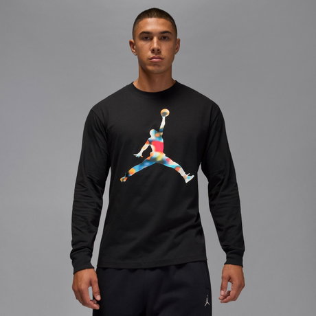 JORDAN - Jordan Flight LS Crew Erkek Siyah Tişört