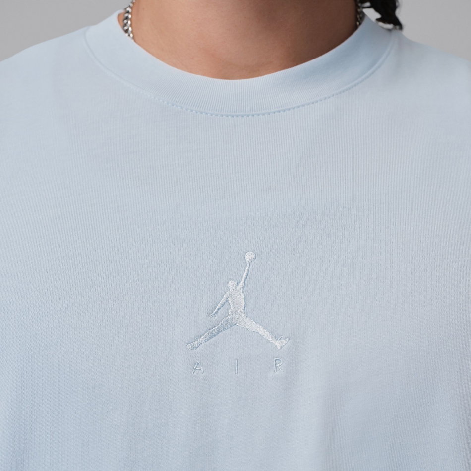 Jordan Flight Oversize Ss Crew Erkek Mavi Tişört