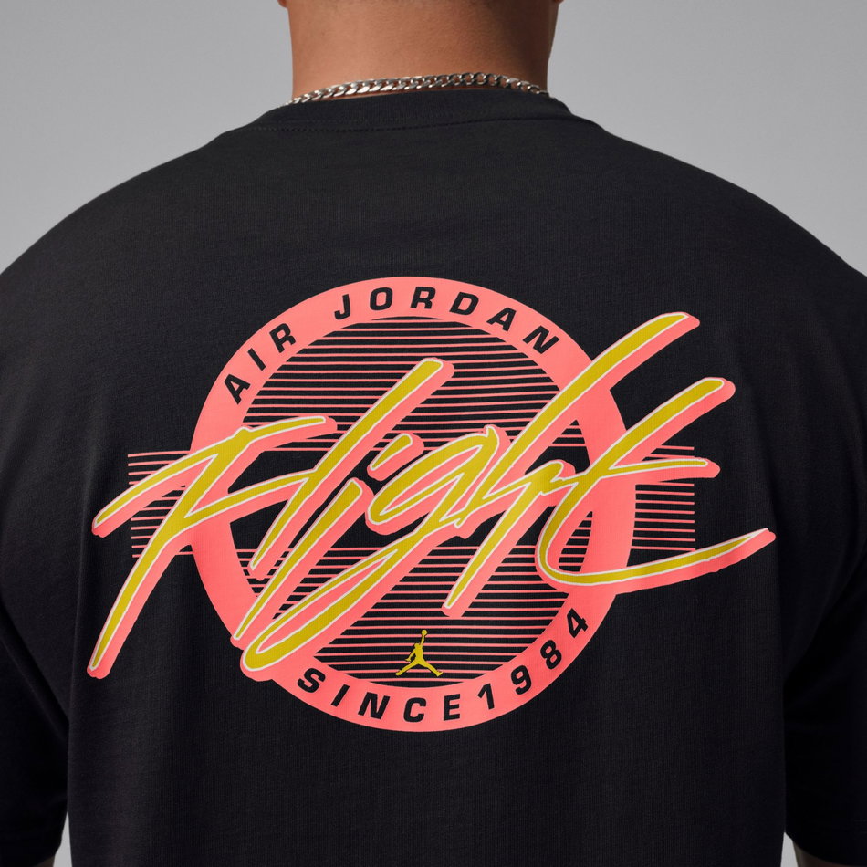Jordan Flight Ss Crew Erkek Siyah Tişört