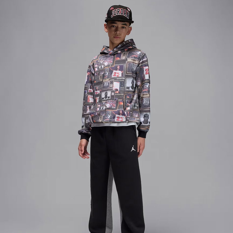 Jordan Future Flight Fleece Pant Çocuk Siyah Eşofman Altı