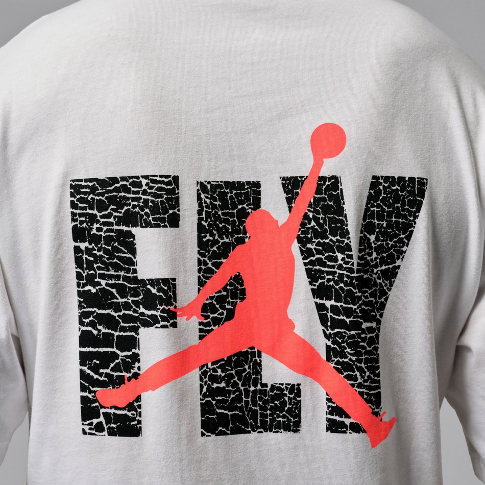 Jordan Gfx Ss Crew Erkek Beyaz Tişört