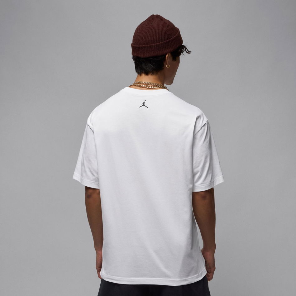Jordan Goat SS Crew Erkek Beyaz Tişört