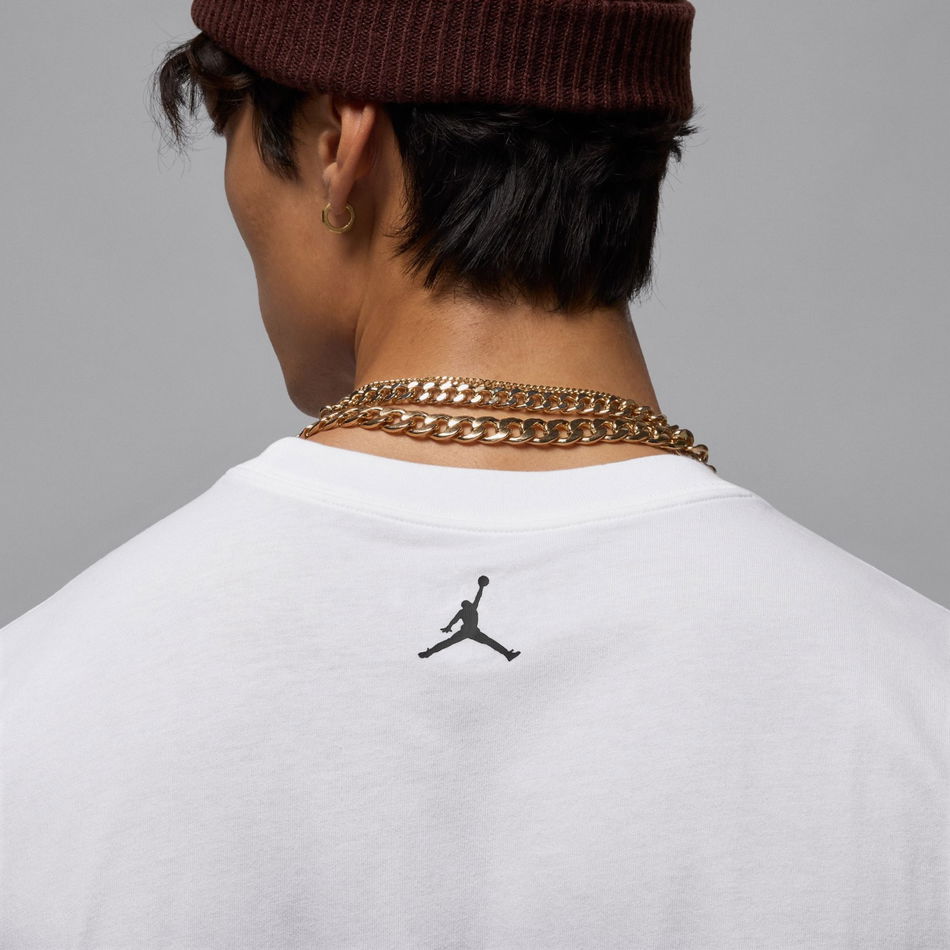 Jordan Goat SS Crew Erkek Beyaz Tişört