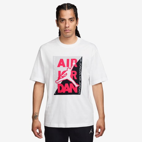 JORDAN - Jordan Jumpman Gfx Ss Crew Erkek Beyaz Tişört