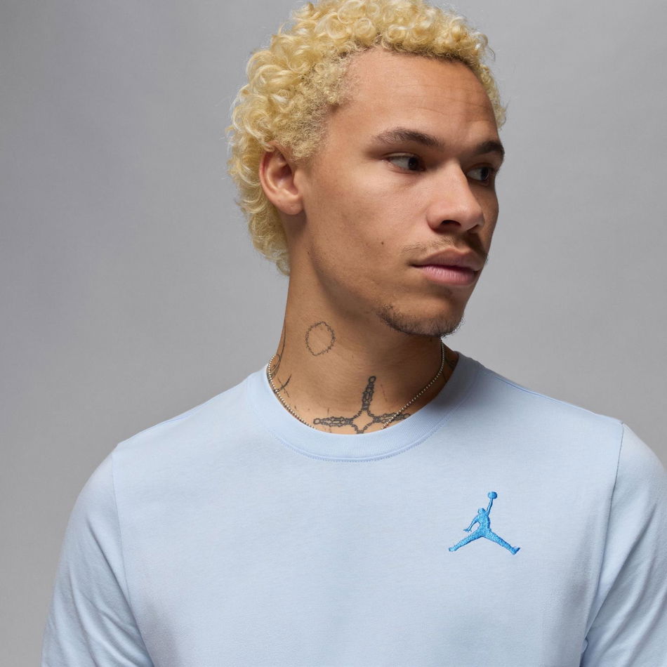 Jordan Jumpman SS Crew Erkek Mavi Tişört