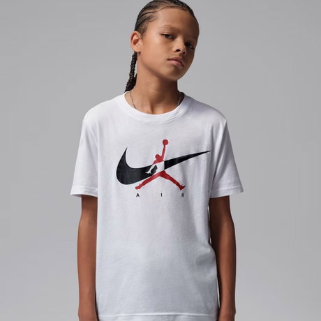JORDAN - Jordan Jumpman Swoosh Çocuk Beyaz Tişört