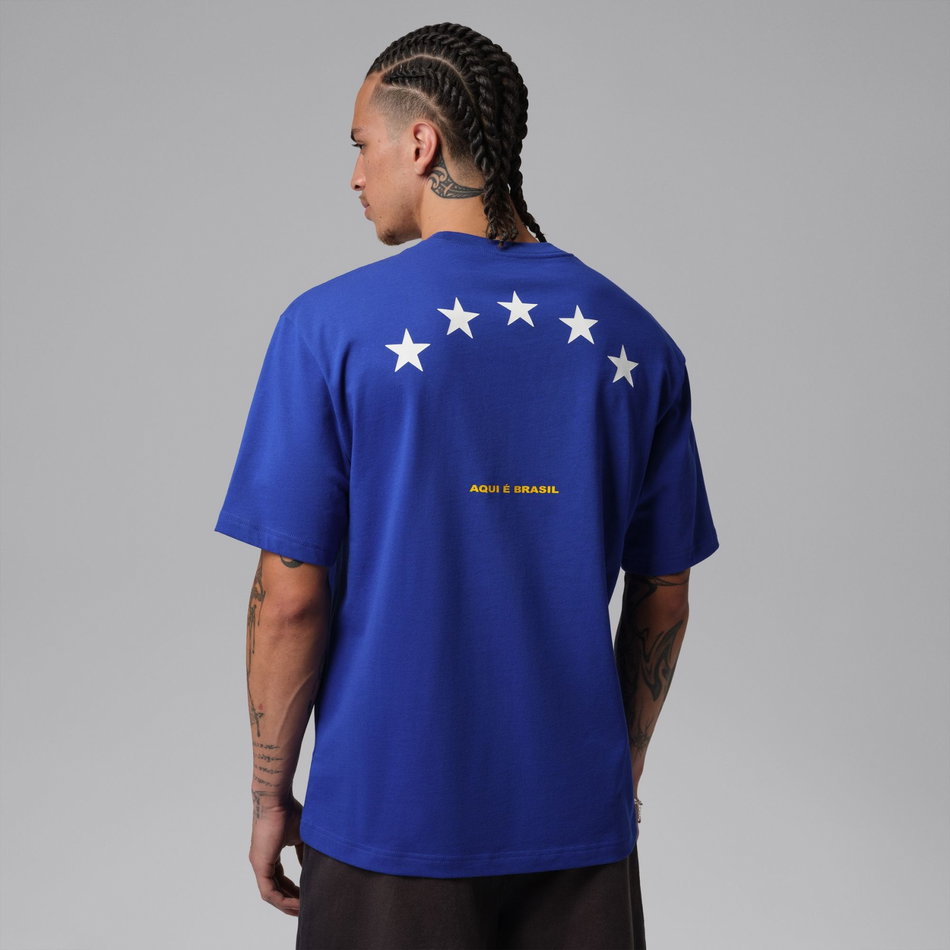 Jordan Logo 85 Crew Erkek Mavi Tişört