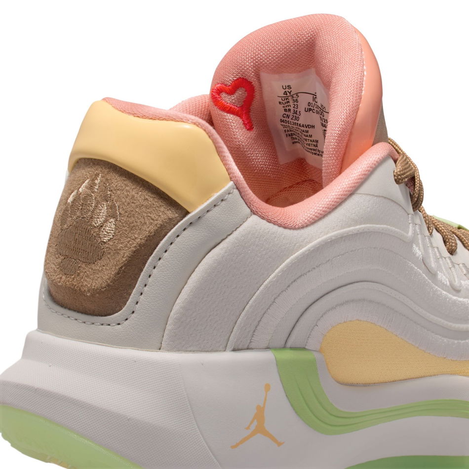Jordan Luka 4 'Light Orewood and Tangerine' Gs Basketbol Ayakkabısı