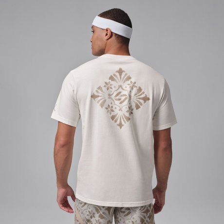 JORDAN - Jordan Luka Ss Crew Erkek Bej Tişört