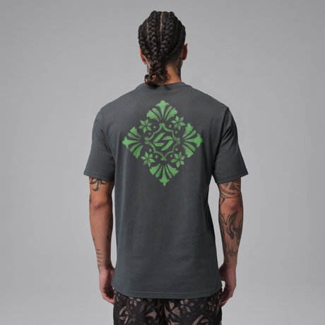 JORDAN - Jordan Luka Ss Crew Erkek Gri Tişört (1)