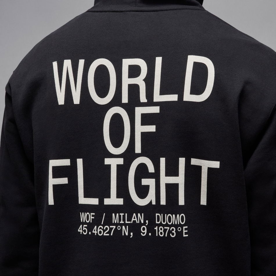 Jordan Milan World of Flight Po Hoodie Erkek Sweatshirt