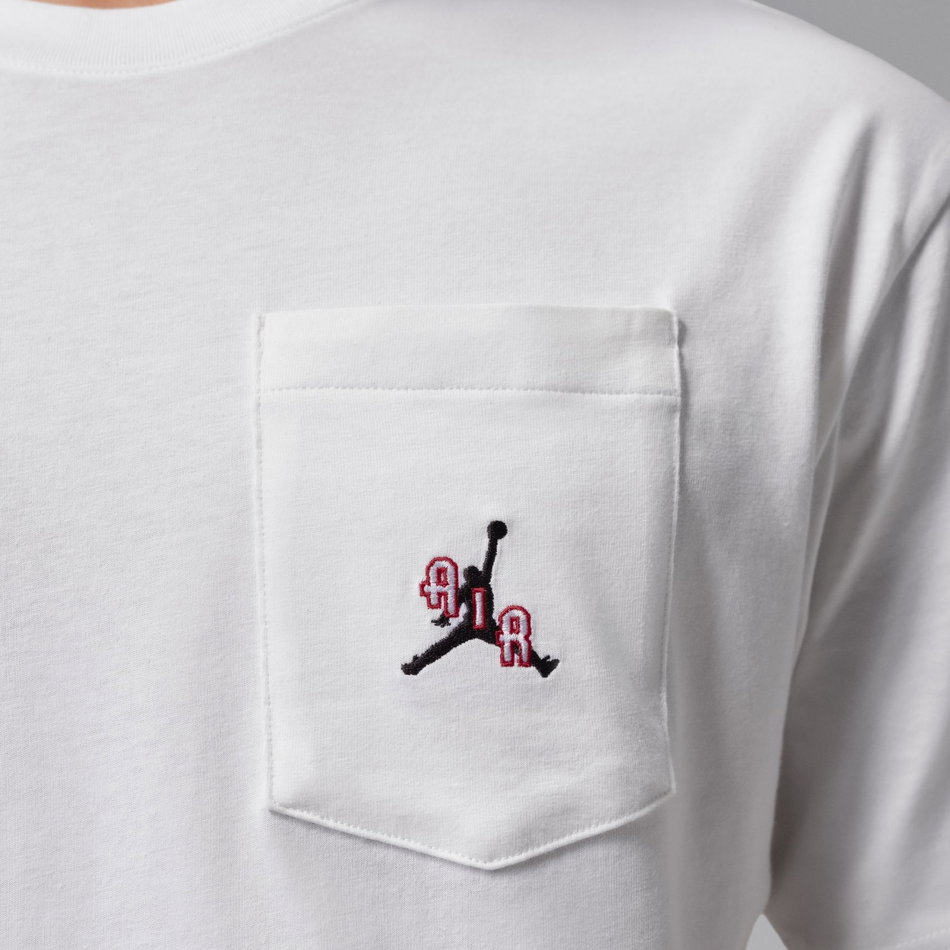 Jordan Pocket Ss Crew Erkek Beyaz Tişört