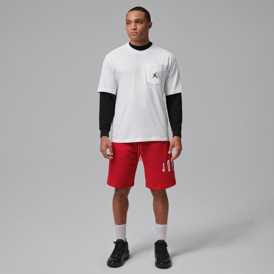 Jordan Pocket Ss Crew Erkek Beyaz Tişört