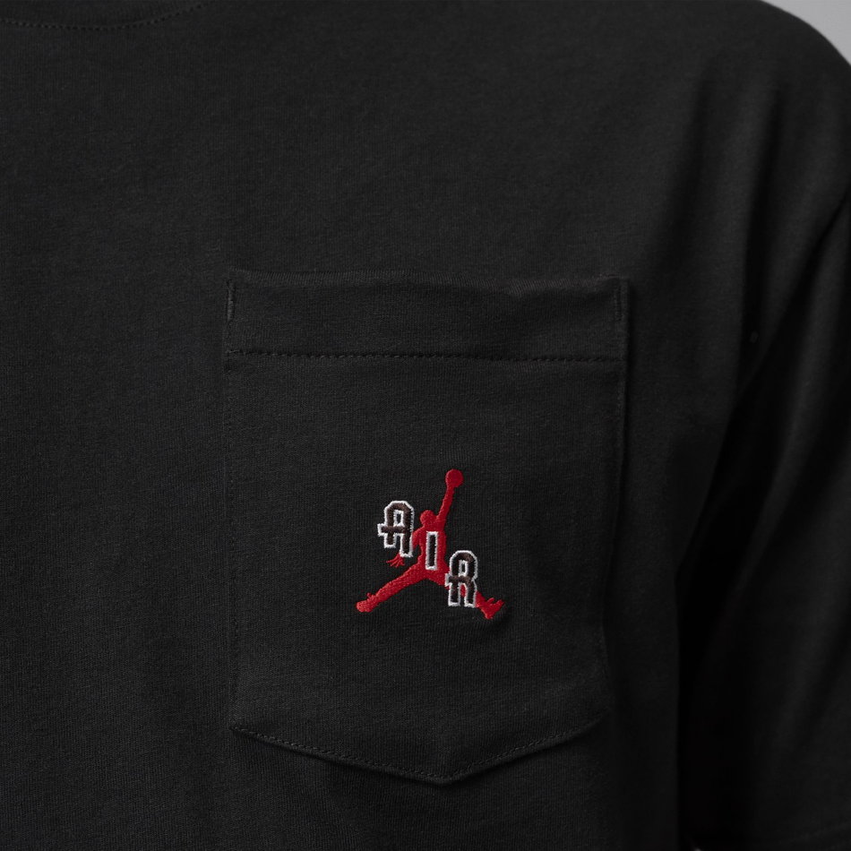 Jordan Pocket Ss Crew Erkek Siyah Tişört
