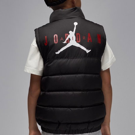 NIKE - Jordan Puffer Filled Vest Çocuk Siyah Yelek (1)