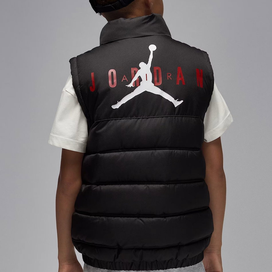 Jordan Puffer Filled Vest Çocuk Siyah Yelek